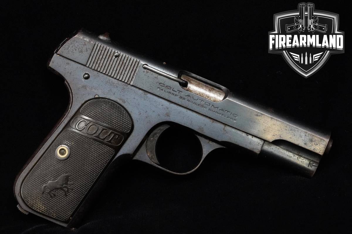 1920 Colt Model 1903 Pocket Hammerless Type III 32 ACP 3.7" Blued Colt 1903