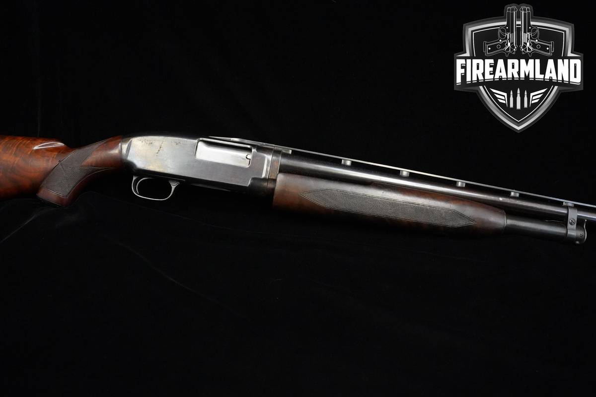 VINTAGE 1925 Winchester Model 12 Trap 12-Gauge 22.5" Blued Winchester