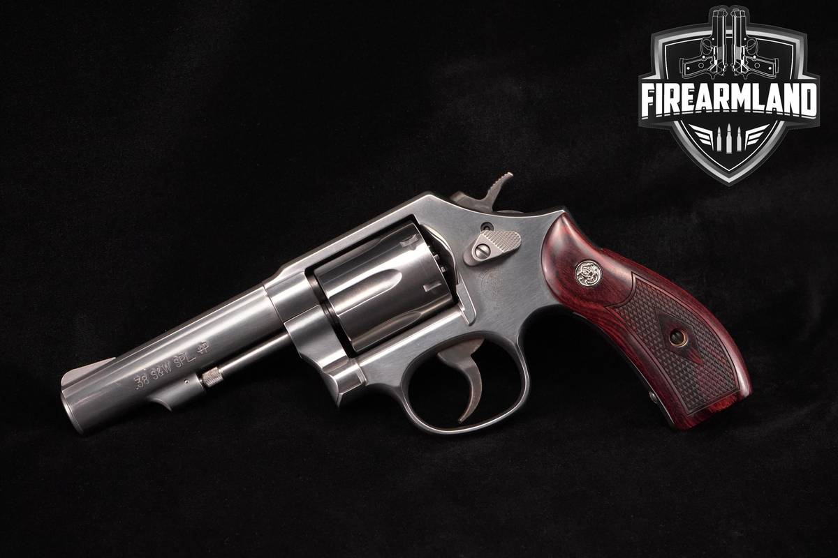 DESIRED Smith & Wesson S&W Model 64-8 38-Special 4" Stainless DA/SA +CASE