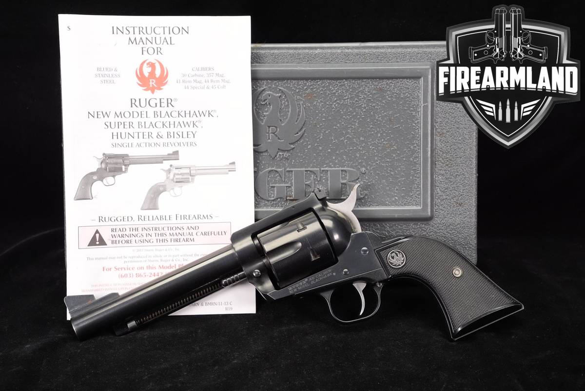 Ruger New Model Blackhawk 45 Colt 5.5" Blued +ORIG CASE