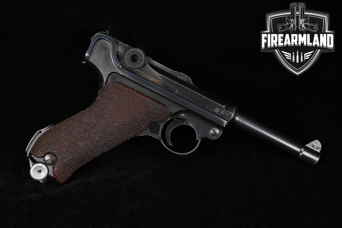 WWII 1941 Mauser P.08 Byf 9mm 4" Blued P08 WW2 Pistol +2 MAGS & HOLSTER