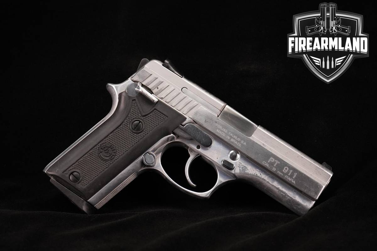 Taurus PT 911 9mm 3.5" Stainless Steel PT911 +2 MAGS, ORIG BOX & HOLSTER