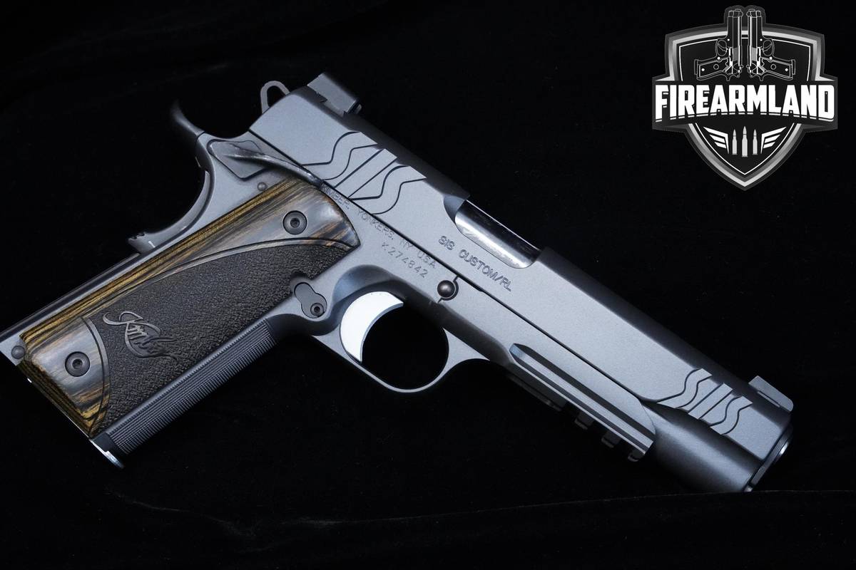 RARE! Kimber SIS Custom/RL 45 ACP 1911 5" Tungsten Kimber-SIS 1911