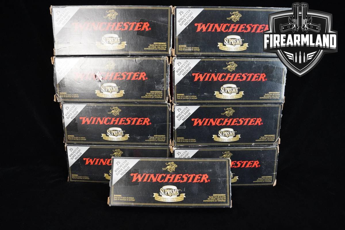 25 WSSM Ammo 25-WSSM Ammo 200 ROUNDS