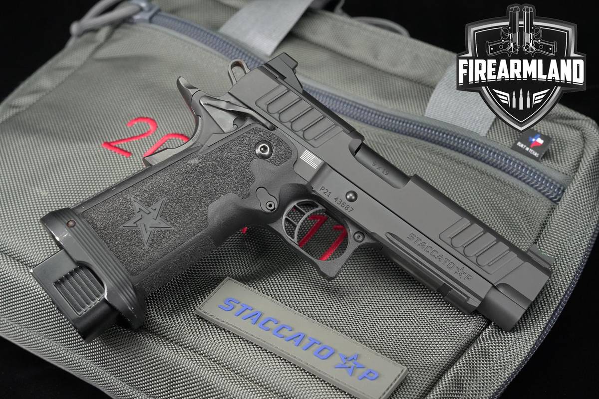 Staccato STI P 9mm 1911 DUTY 2011 4.4" +7 MAGS & ORIG CASE