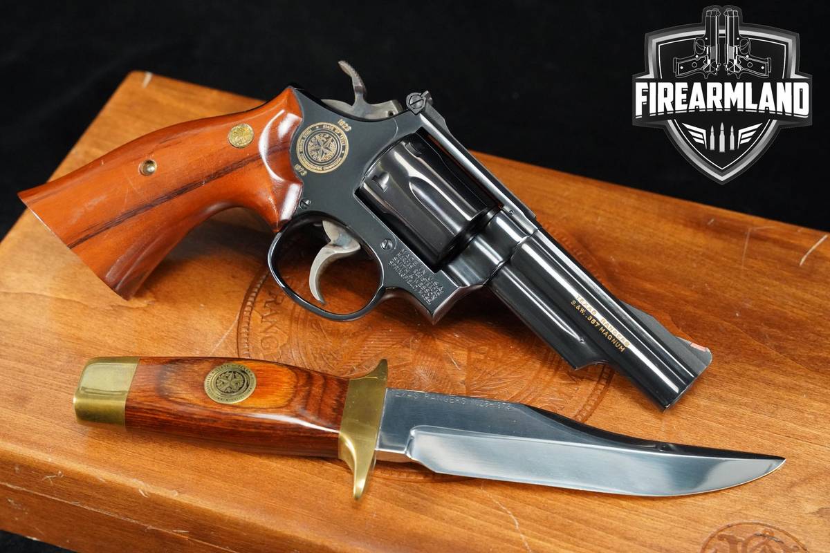 1973 Smith & Wesson Model 19-3 Texas Rangers Commemorative 357-Mag S&W 19-3