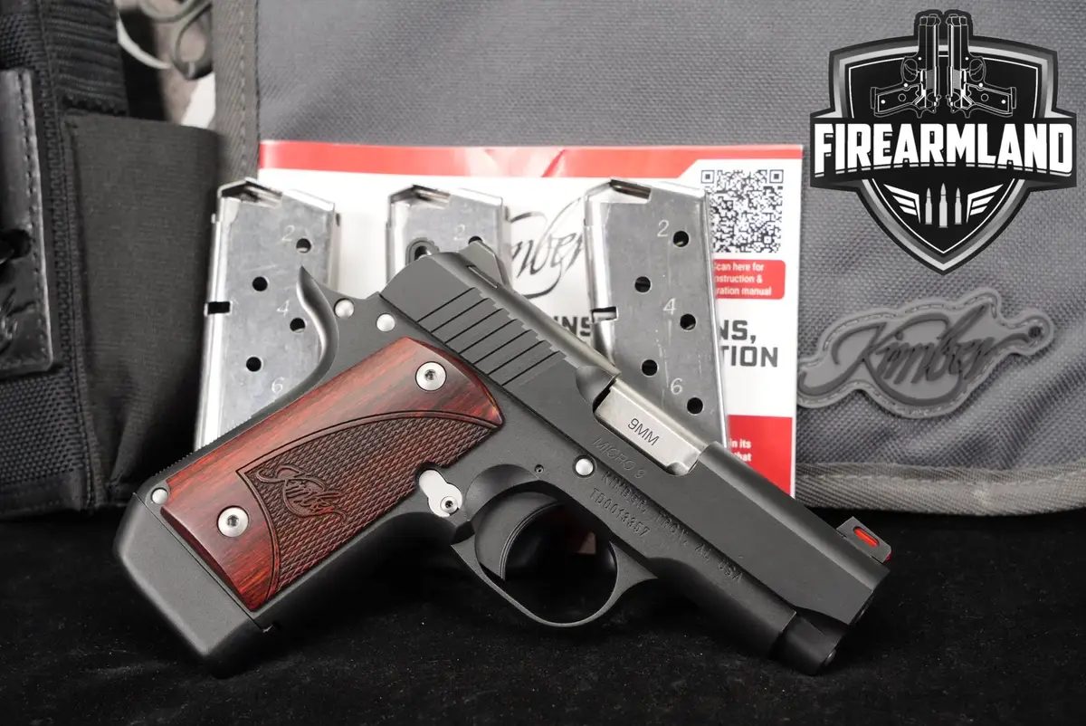 Kimber Micro 9 RTC 9mm 3.15" 1911 Micro9 +4 MAGS & ORIG CASE