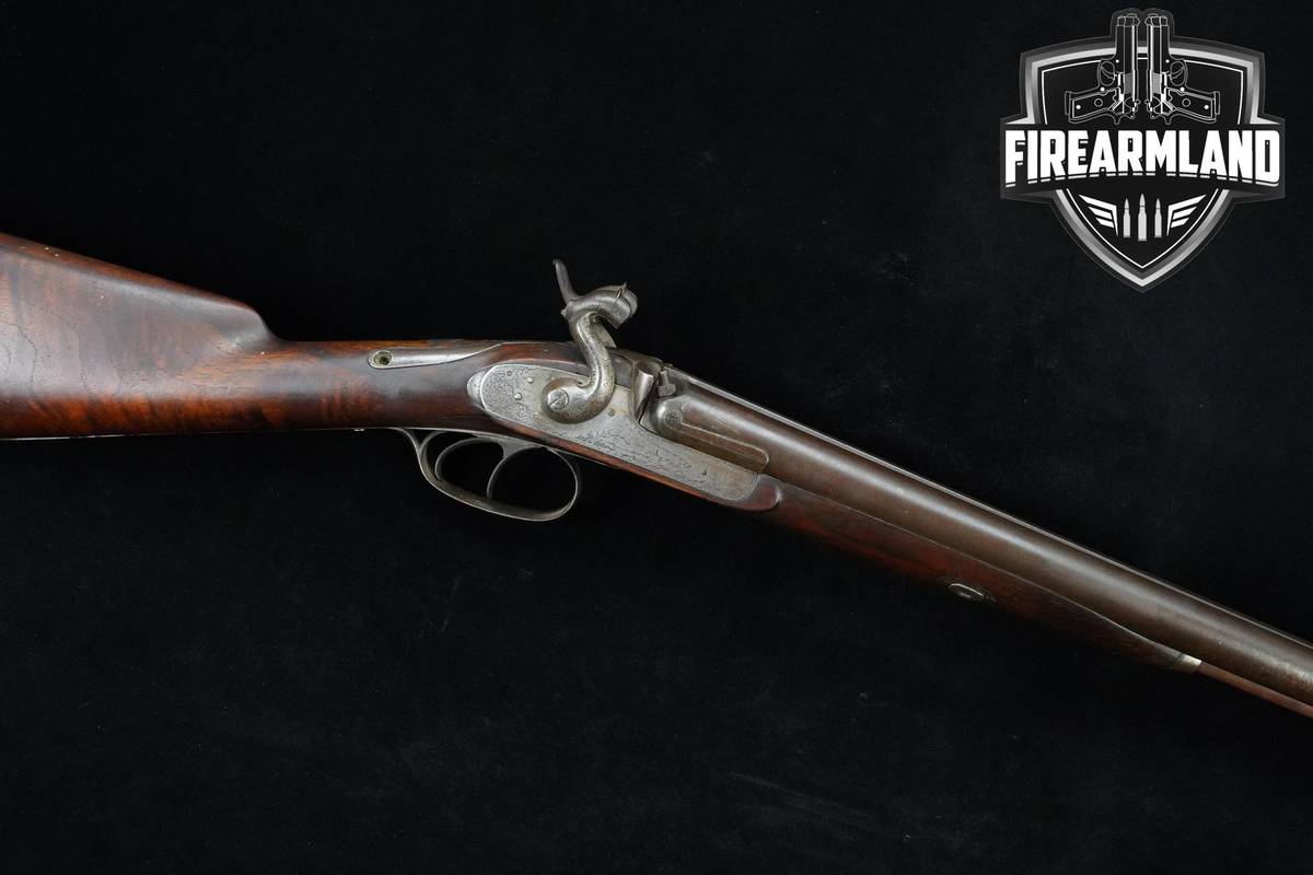 Unknown SxS Blackpowder Shotgun 12-Gauge 29" Patina Unknown