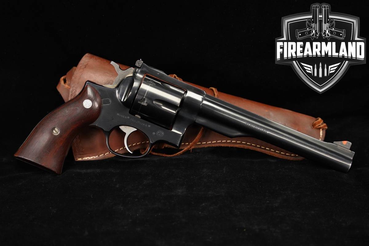 1986 Ruger Redhawk 44 Rem Mag 7.5 Blued DA/SA +HOLSTER