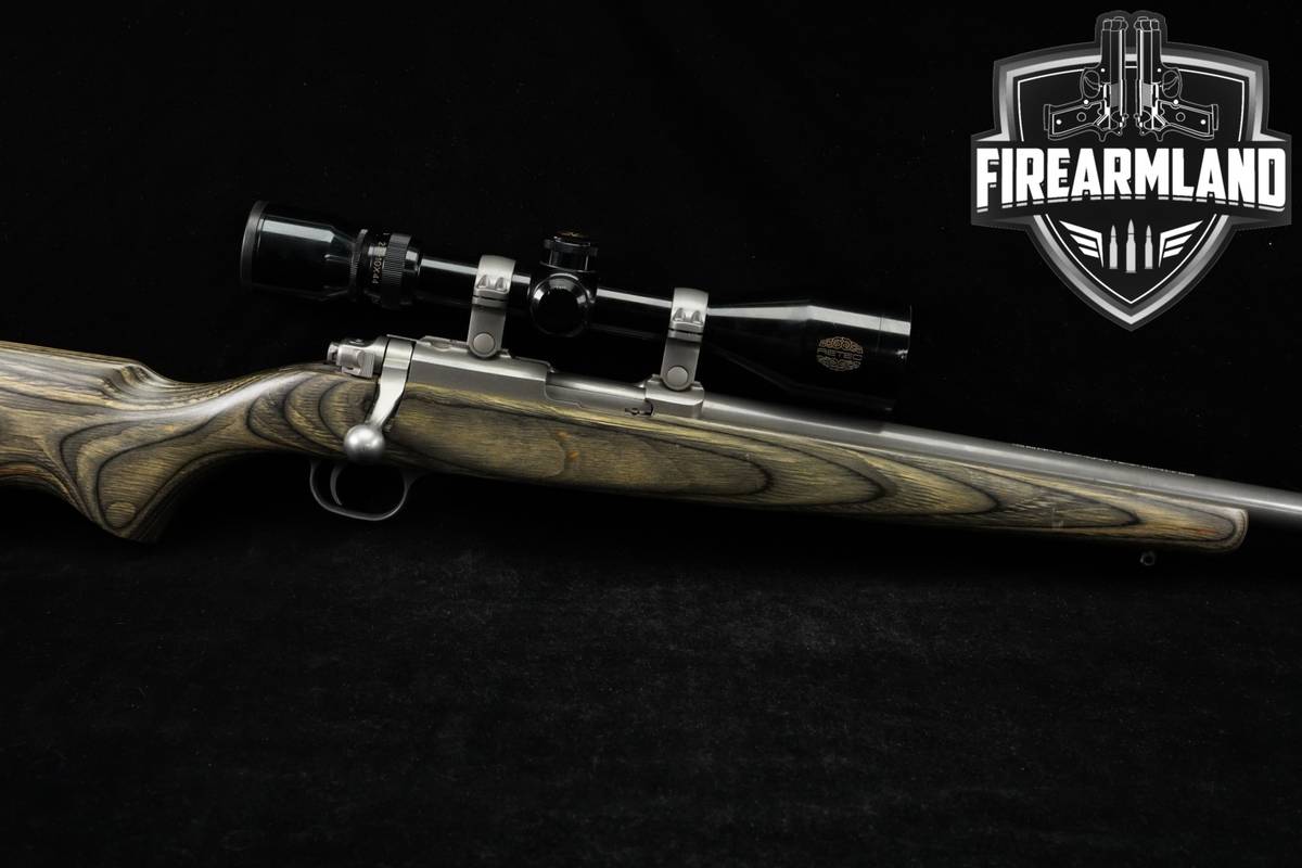 2003 Ruger 77/17 All-Weather 17 HMR 24" Stainless & Laminate +OPTIC