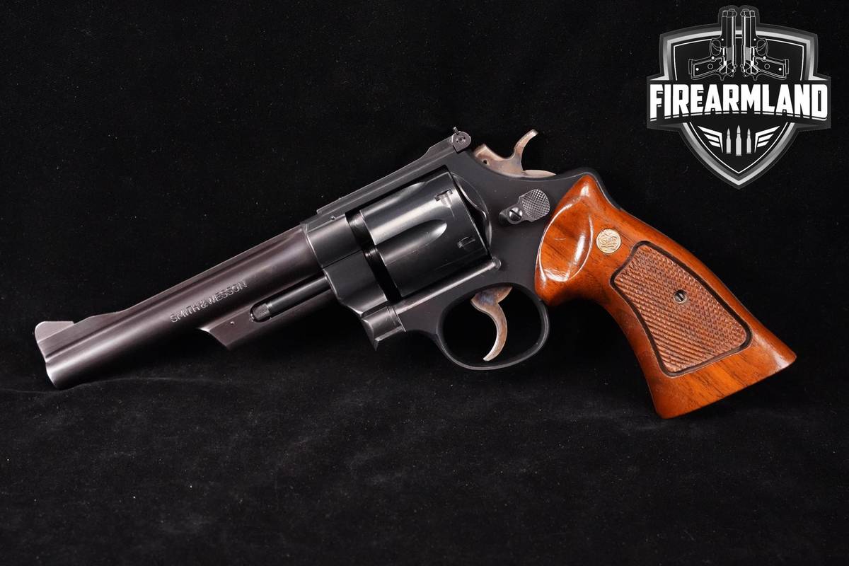 Early 1970's Smith & Wesson S&W Model 28-2 Highway Patrolman 357 Magnum 6"