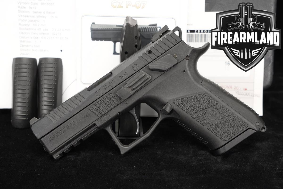 CZ P-07 9mm 3.75" P07 OMEGA TRIGGER +2 MAGS & ORIG CASE