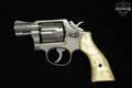 1961-1962 Smith & Wesson (S&W) Model 10 .38 Spl. Bright Nickel in Fair Condition Image 3