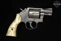 1961-1962 Smith & Wesson (S&W) Model 10 .38 Spl. Bright Nickel in Fair Condition Image 5