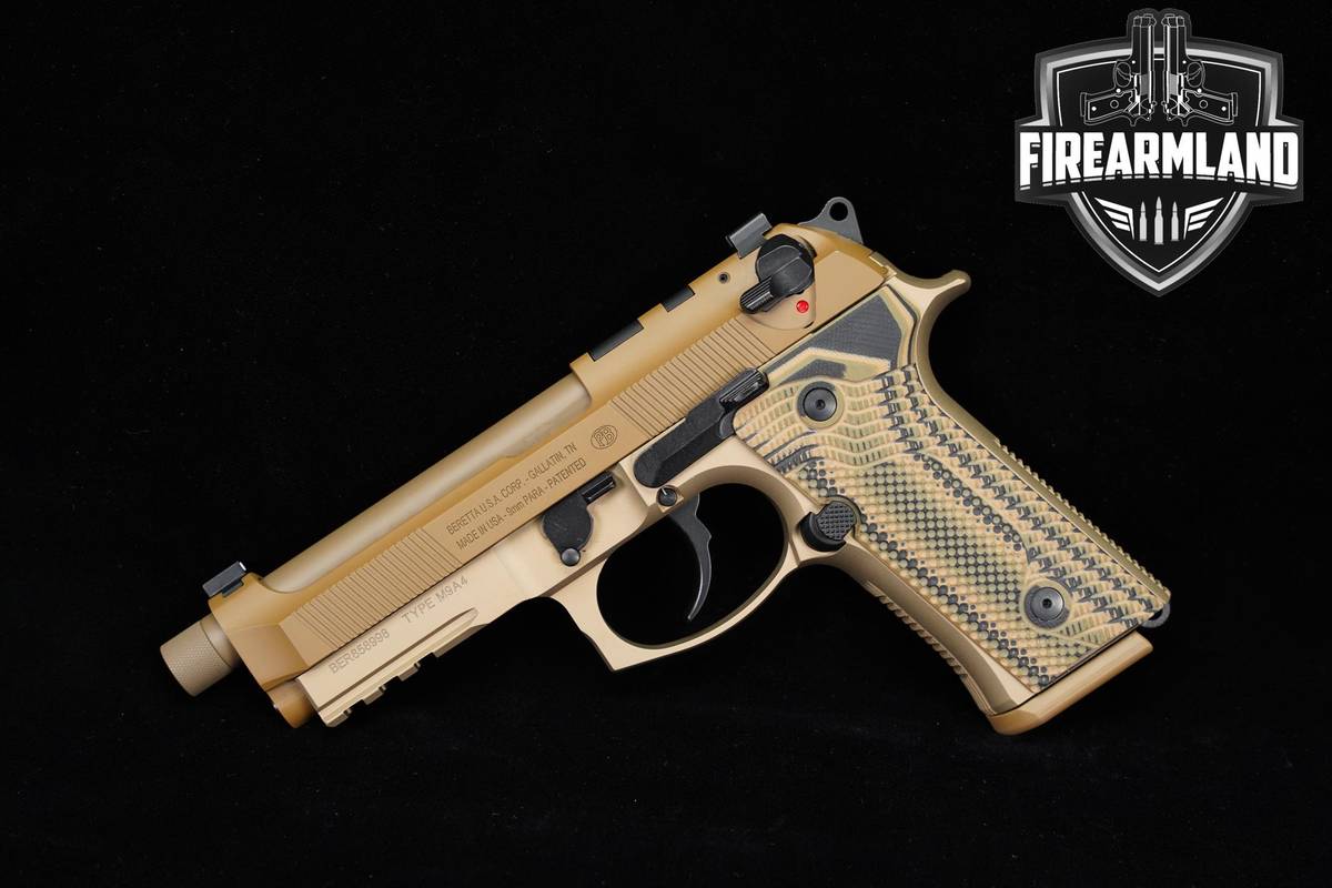 Beretta M9A4 G Centurion 9mm 4.8" Langdon Tactical M9 +3 MAGS & ORIG CASE