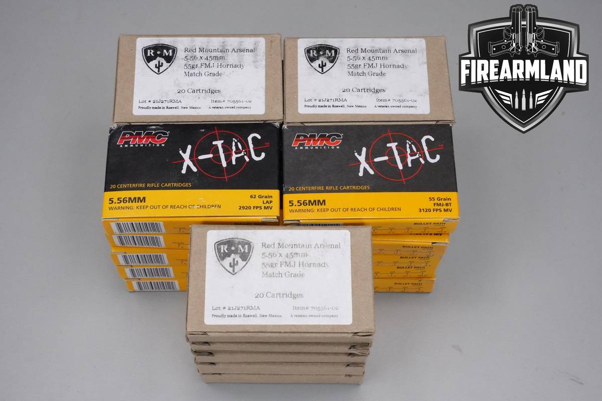 5.56 NATO Ammo 556x45 Ammunition 500 ROUNDS