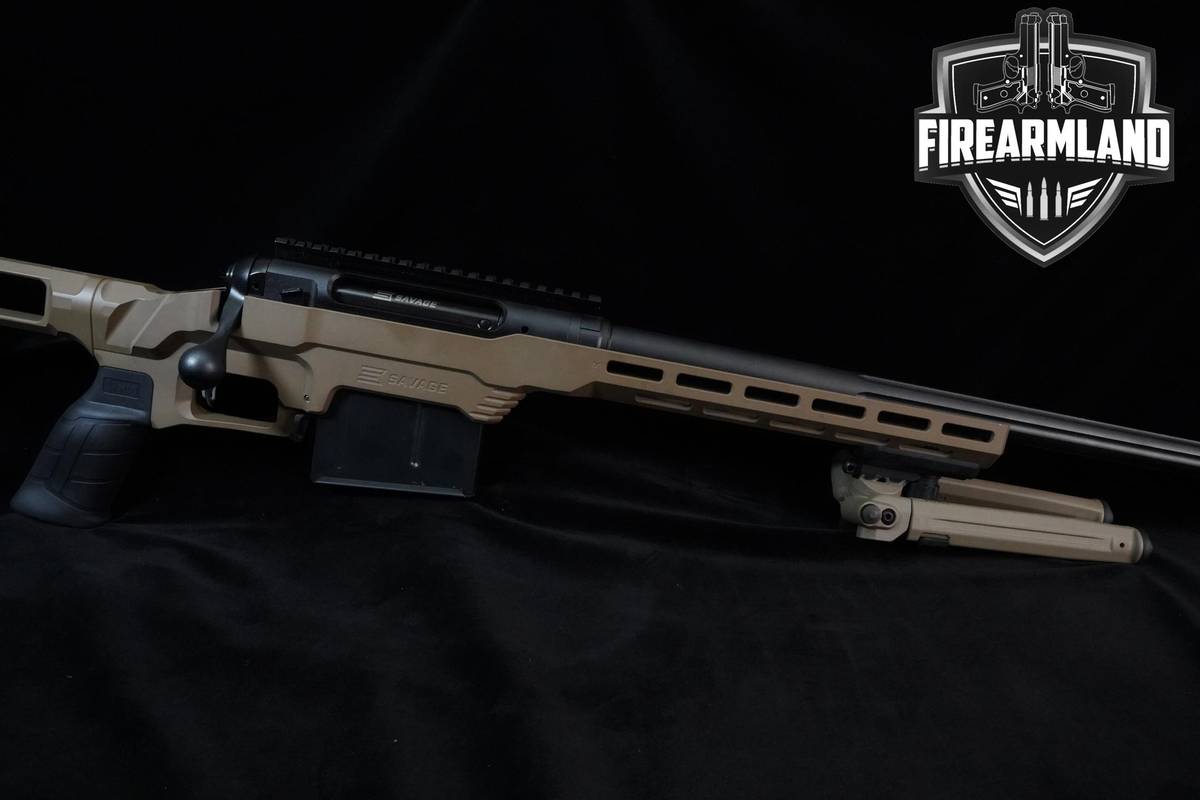 Savage Arms Model 110 Precision FDE 338 Lapua 24" Savage 110 338-Lapua