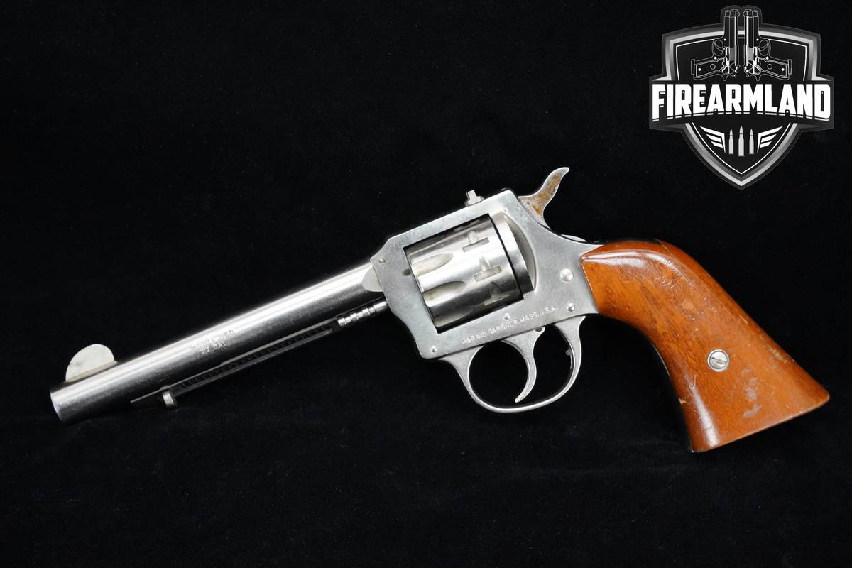 VINTAGE 1974 Harrington & Richardson Model 950 22LR 5.5" Nickel H&R 950