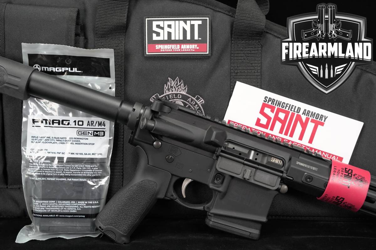 Springfield Armory SAINT Victor Pistol 5.56 NATO AR-15 AR15 7.5" +ORIG CASE