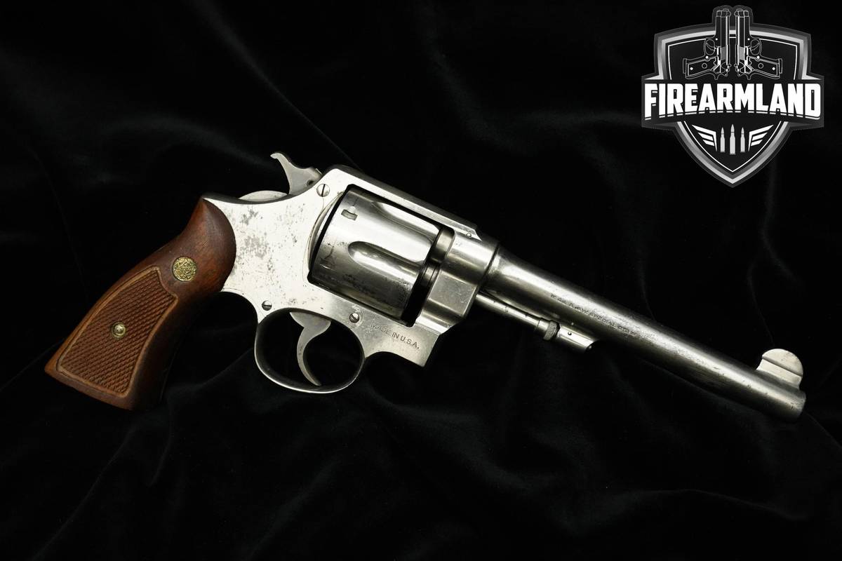 Smith & Wesson (S&W) .44 Hand Ejector 2nd Model 44 Special 6.5" NICKEL S&W