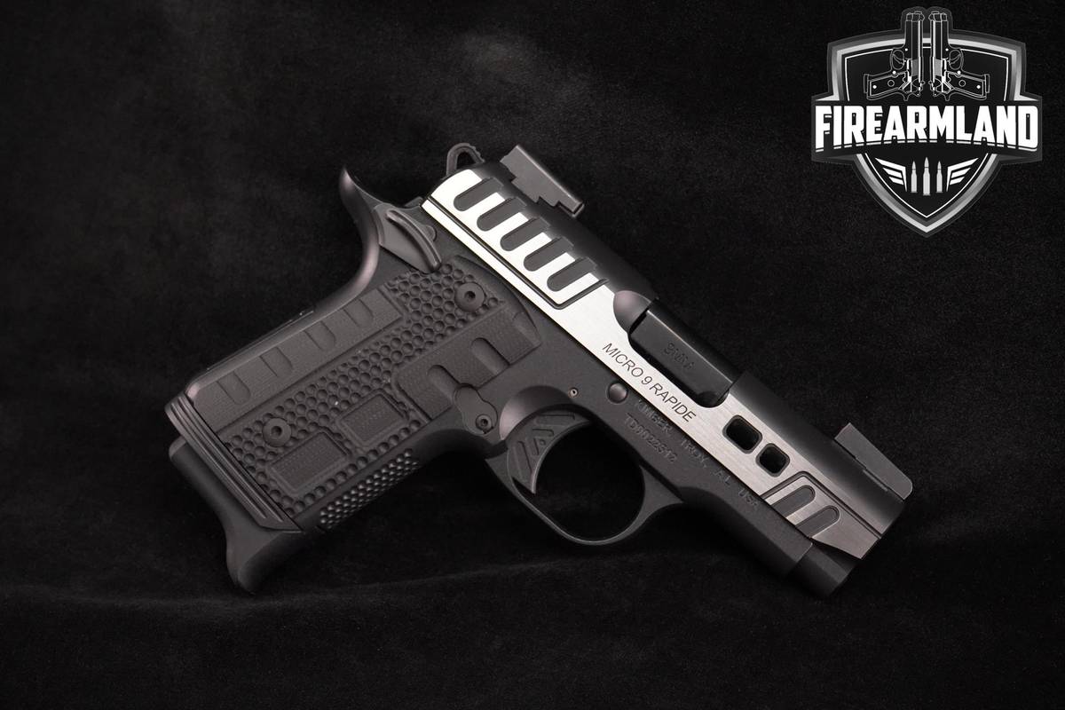 TWO TONE! Kimber Micro 9 Rapide Scorpius 9mm 1911 +ORIG BOX & CASE