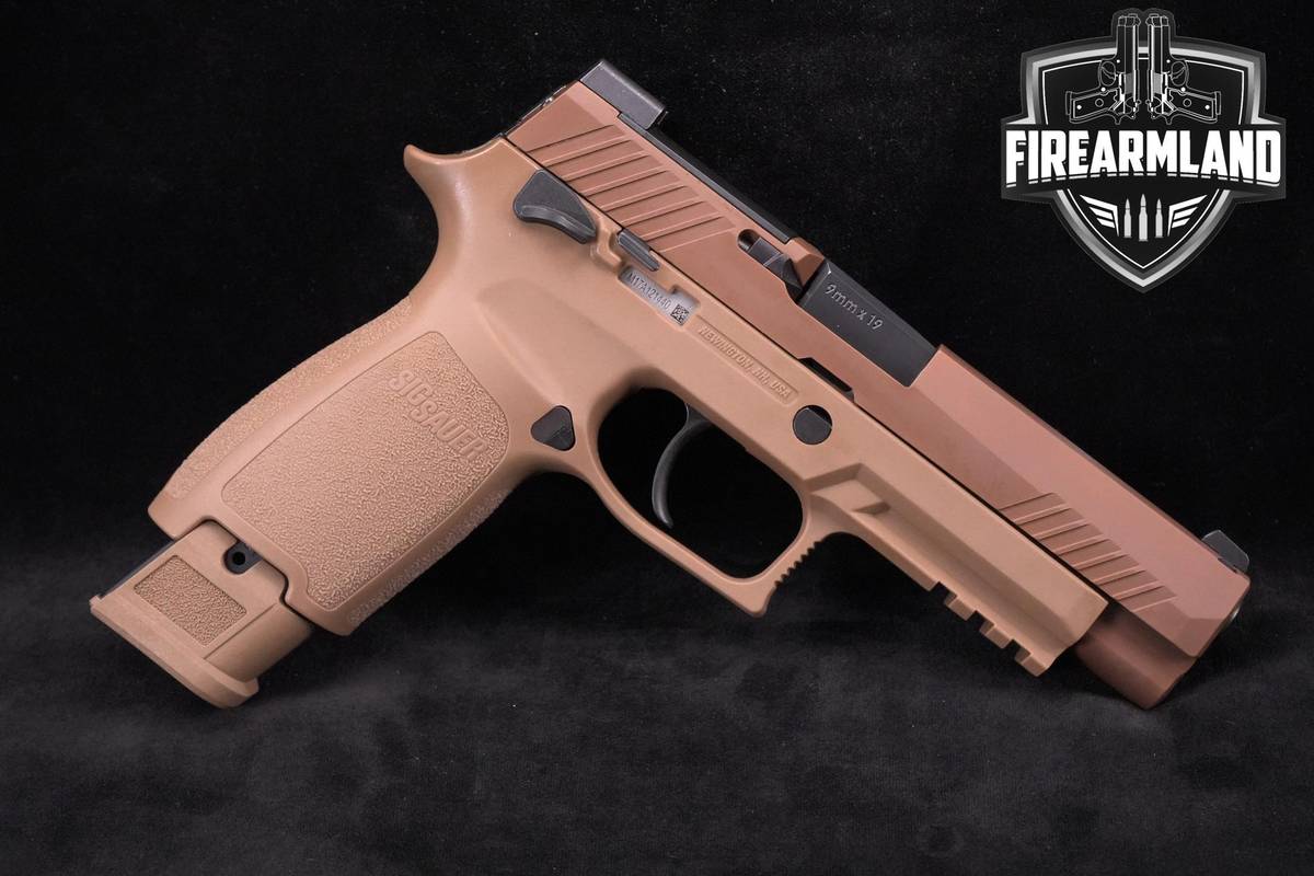 Sig Sauer P320 M17 9mm 4.7" Coyote PVD P 320 M 17 +3 MAGS & ORIG CASE