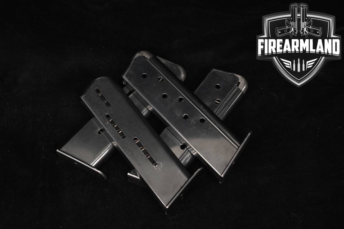 FOUR (4) Heckler & Koch H&K P9S 45ACP Magazines 7-Rds .45 ACP Mags