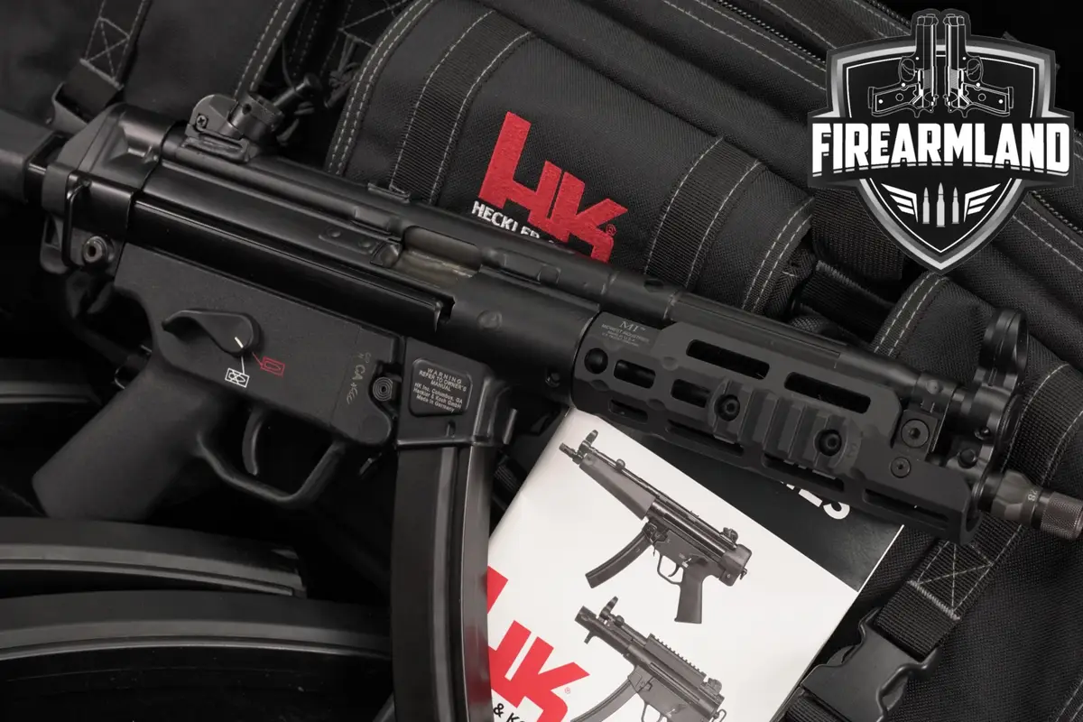 Heckler & Koch SP5 9mm H&K SP-5 MP5 8.86" Roller-Delayed +FIVE MAGS, CASE