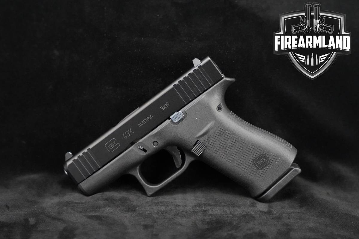 Glock 43X 9mm G43X G43-X 3.41" Glock-43X 43-X