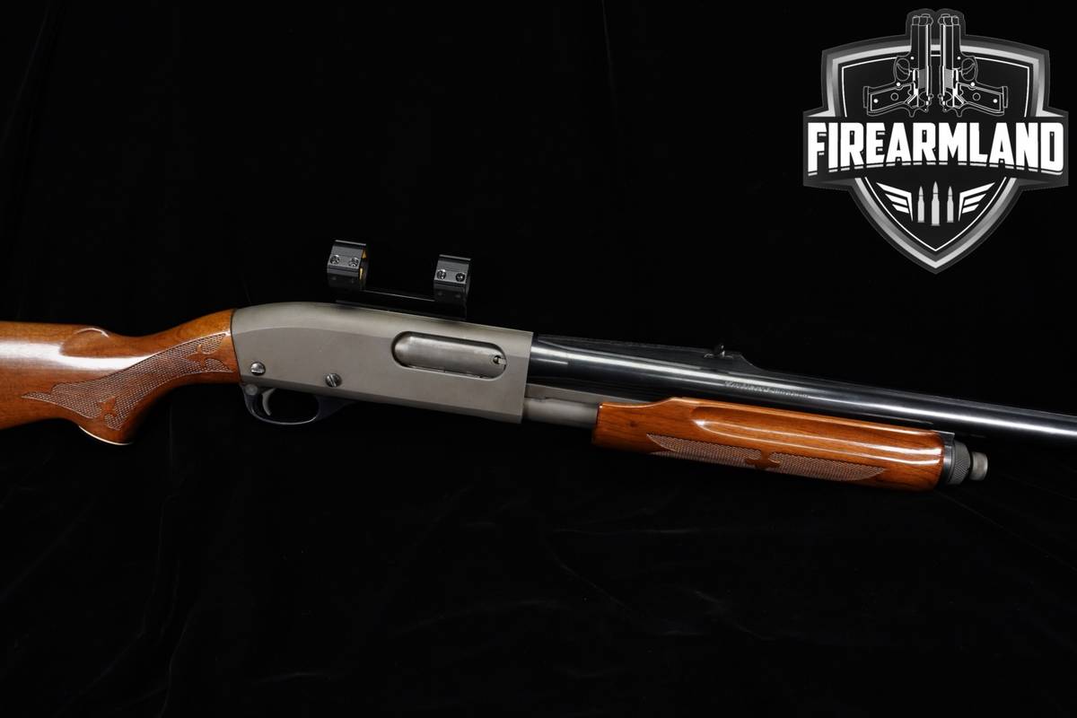 SLUG-GUN Remington Model 870 Wingmaster Magnum 12-Gauge 24 Grey & Walnut 3"