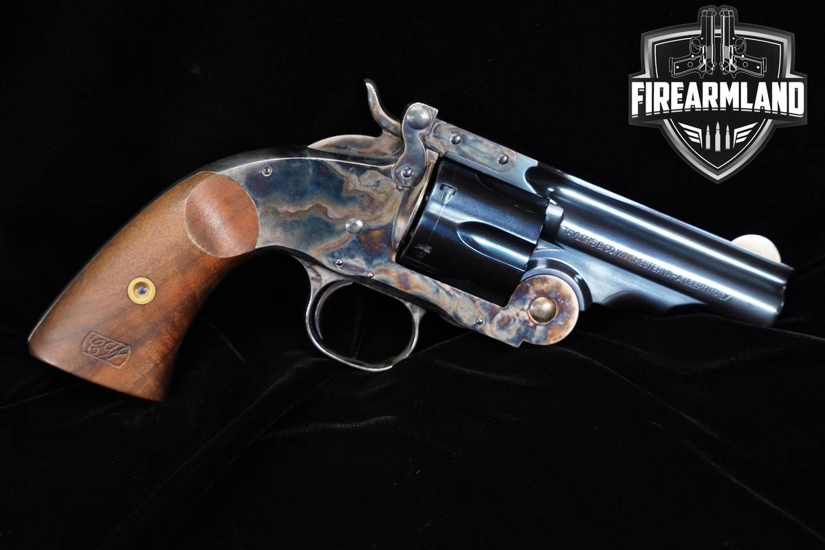 Uberti Schofield 44-40 Win 3.5" Top-Break Color Case-Hardened CCH
