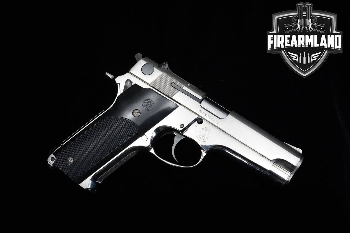 1978 Smith & Wesson (S&W) Model 59 9mm 4" Nickel Finish S&W 59 DA/SA