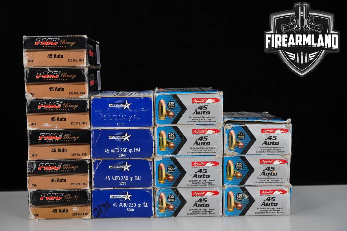 850 RDS! 45-ACP Ammo 45ACP