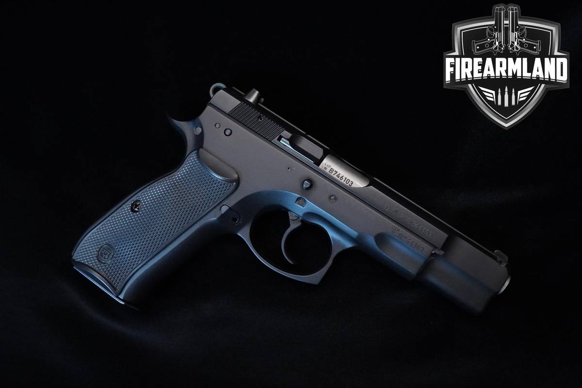 CZ 75 B Omega 9mm 4.6" Black Polycoat CZ-75 Omega CZ75 +2 MAGS & ORIG CASE