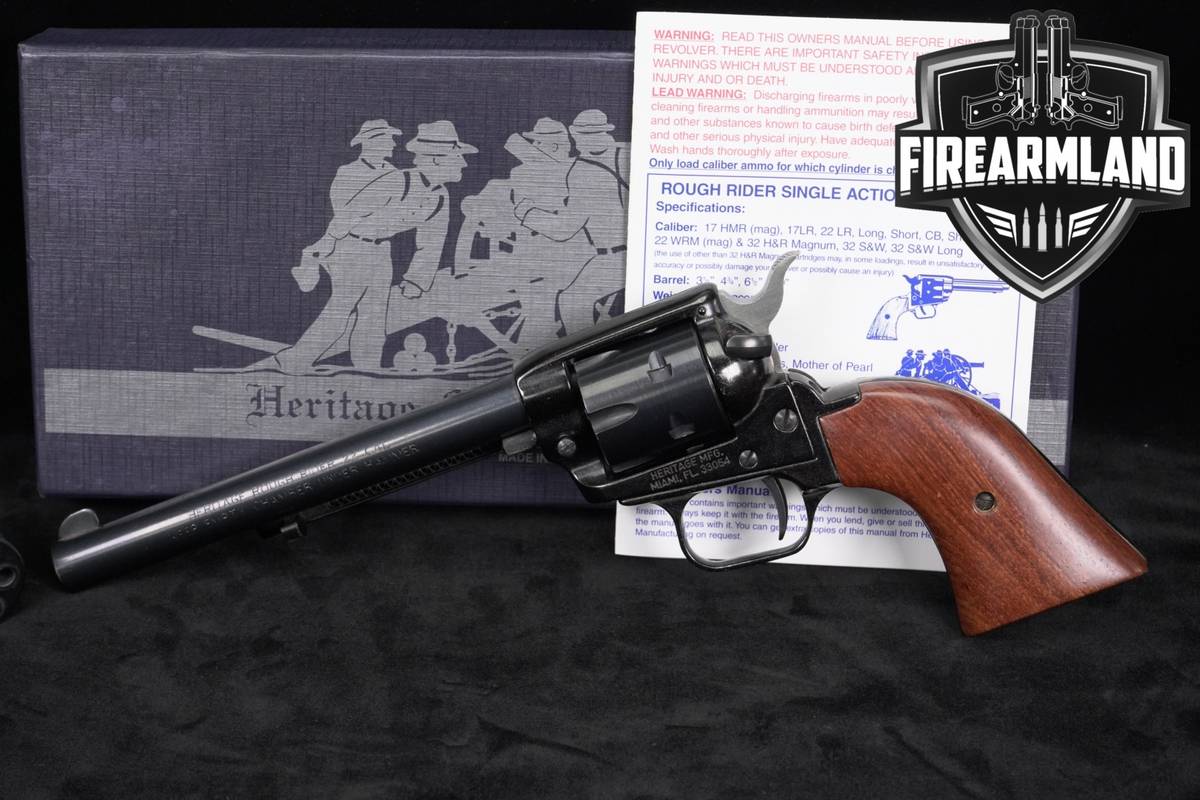 Heritage Manufacturing Rough Rider Convertible 22LR/.22 WMR Revolver
