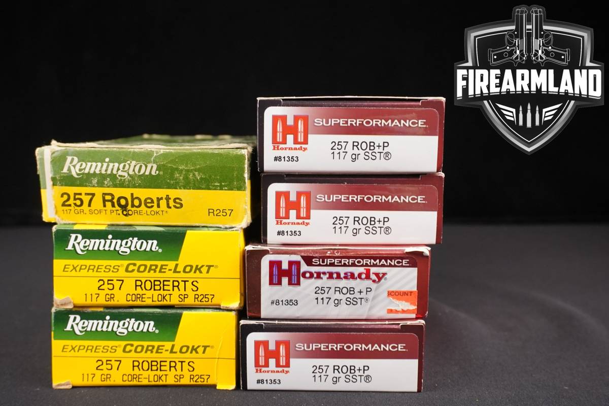 140 RDS! 257 Roberts Ammo Ammunition