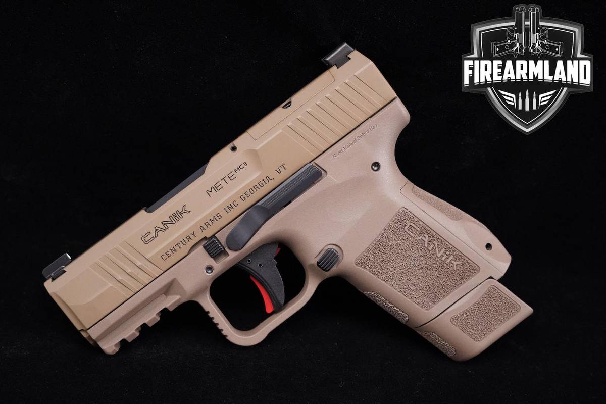 Canik Mete MC9 9mm 3.2 FDE MC 9 +2 MAGS, ORIG CASE & HOLSTER