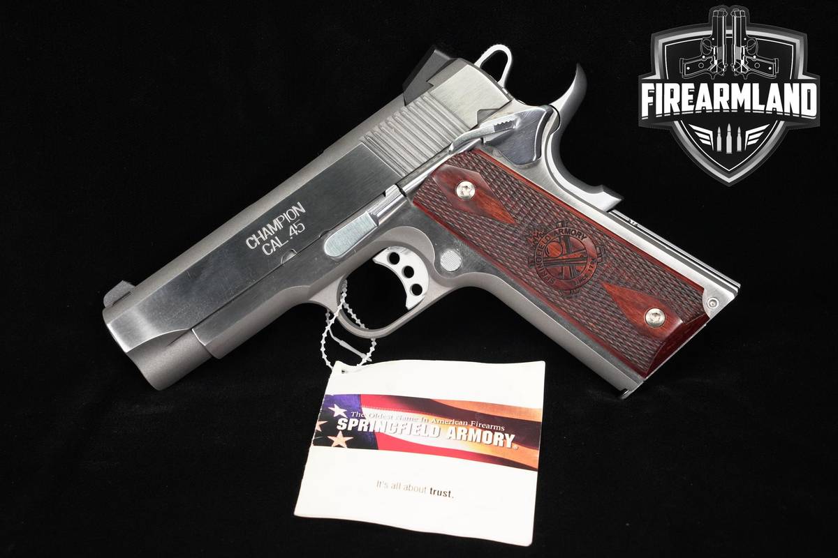 Springfield Armory 1911-A1 Loaded Champion 45 ACP 4" +2 MAGS & ORIG CASE