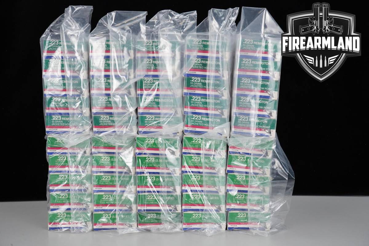 1000 RDS! 223 Rem Remington Ammo