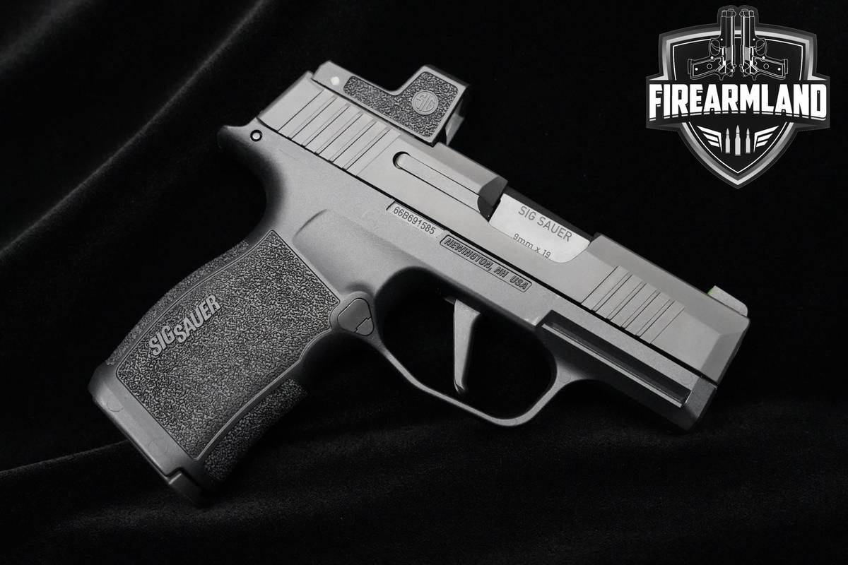 ORIG CASE Sig Sauer P365X 9mm Sig-Sauer P365X Pistol 9 2021, 3MAGS & OPTIC