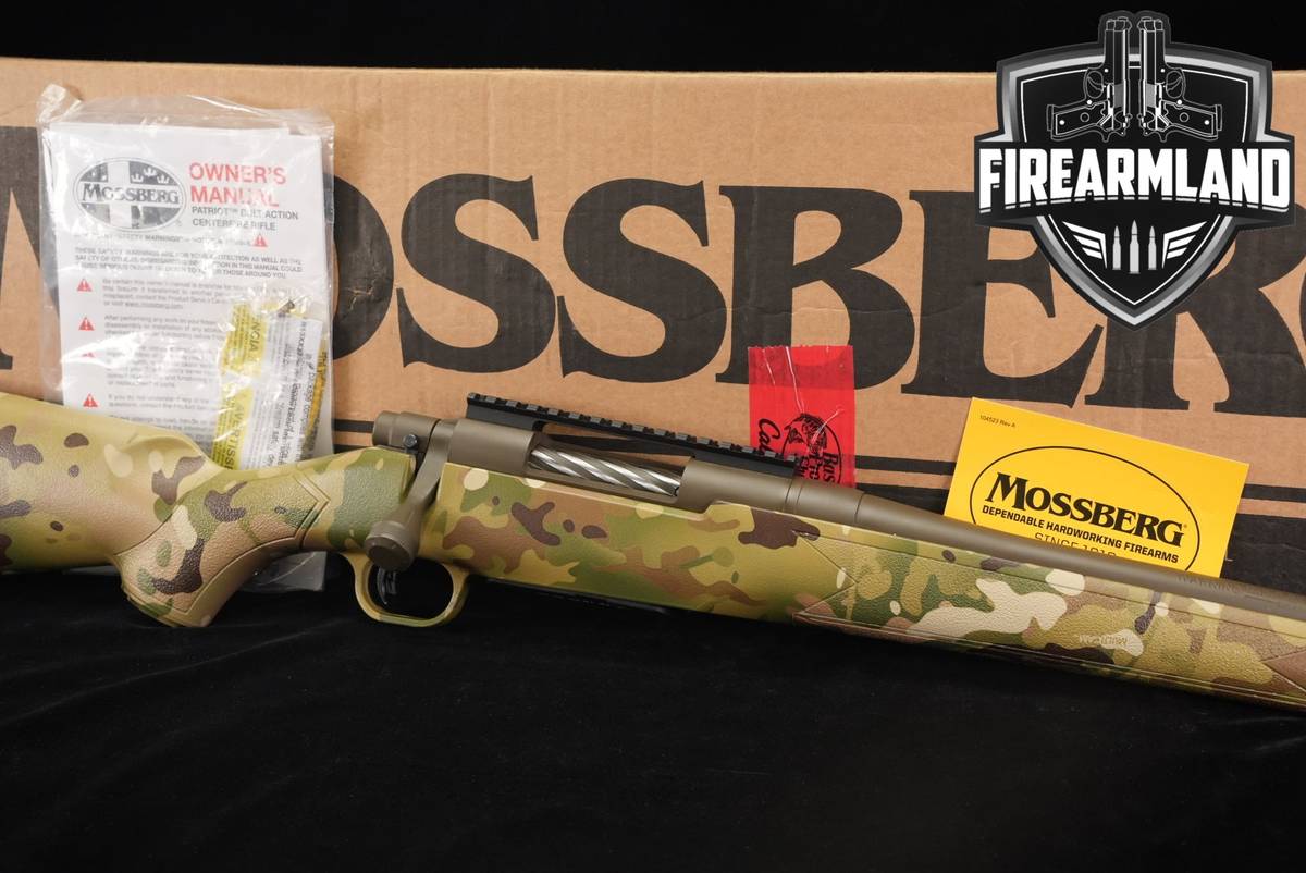 Mossberg Patriot Carbine 22-250 Rem 18 Earth Tone & MultiCam +ORIG BOX