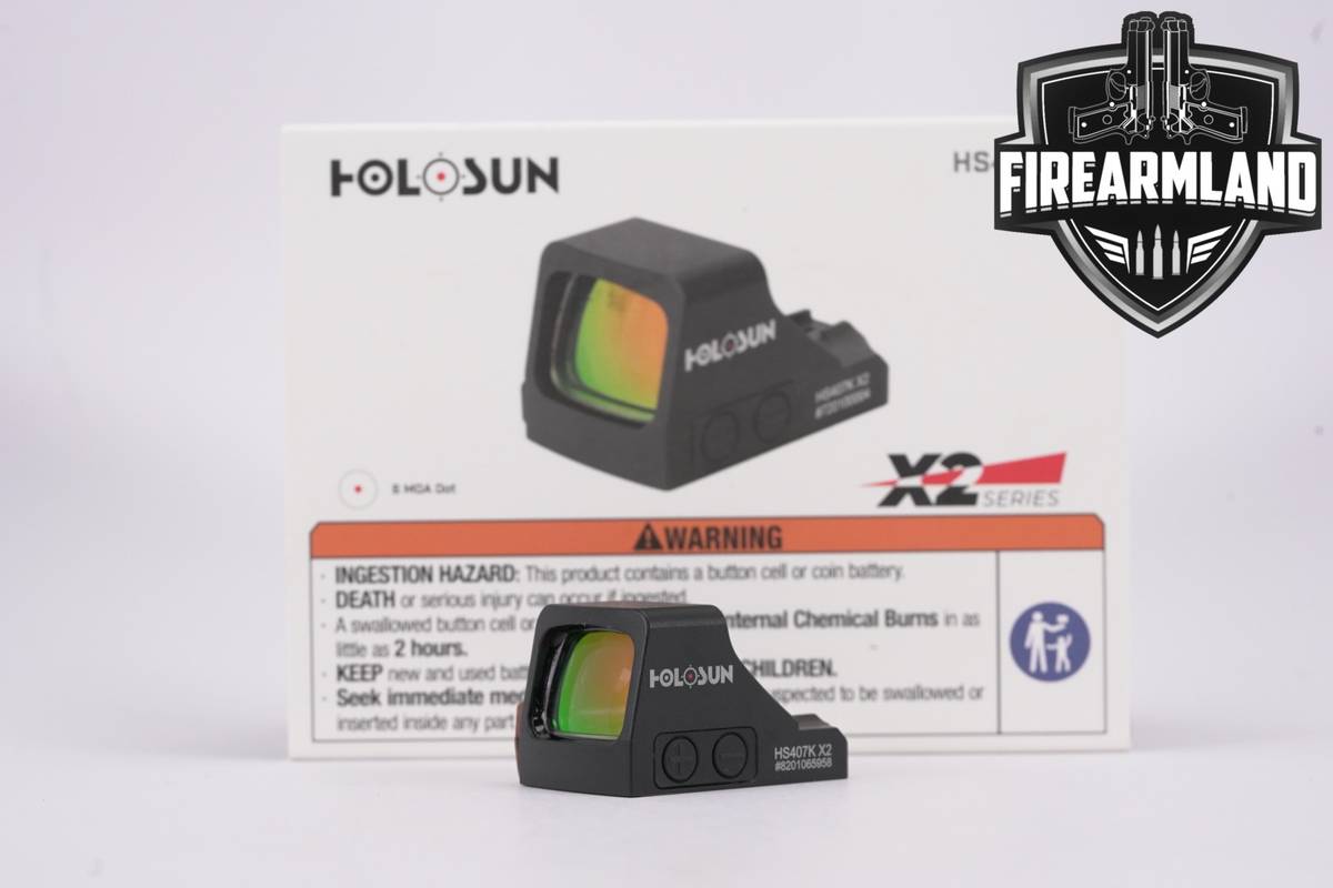 Holosun HS407K X2 6 MOA Red Dot Sight HS-407K HS407 K +ORIG BOX
