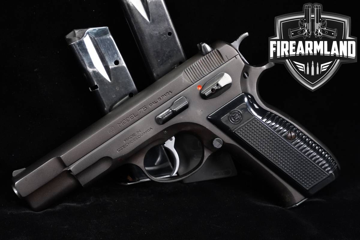 1986 CZ Model 75 Pre-B 9mm 4.25" Made In CZECHOSLOVAKIA +3 Mags