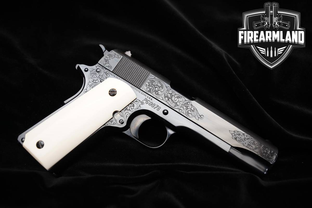 LIKE-NEW Colt M1911 WWI Presentation Grade 45 ACP 5 M1911 Colt 1911 2009