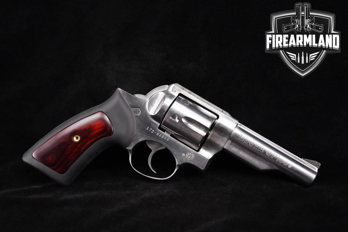 1992 Ruger GP100 KGPF-340 DAO 357 Magnum 4" Stainless GP-100 Bobbed Hammer