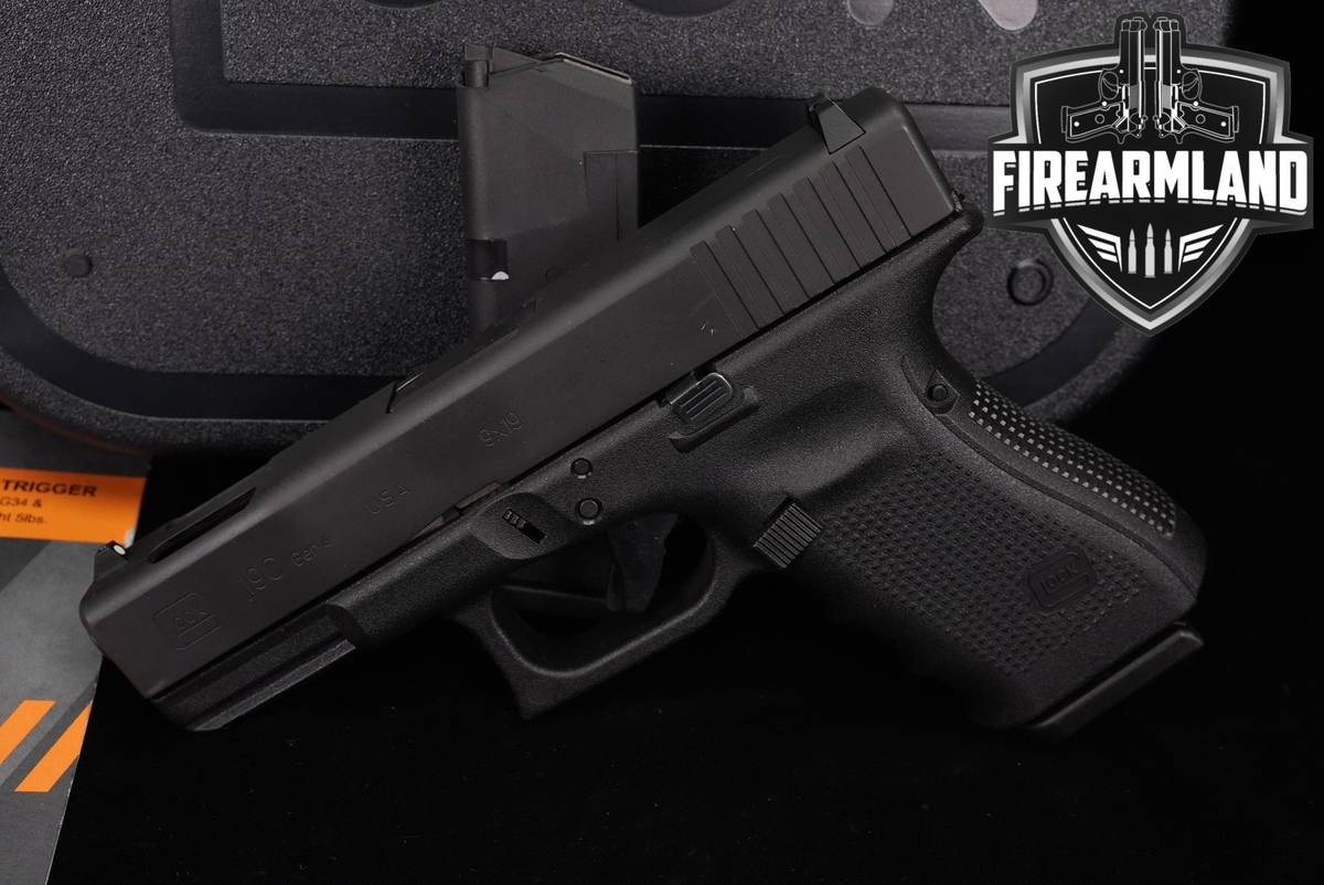 Glock 19C Gen4 G19C Gen 4 9mm 4.02" COMP Performance-Trigger +2 MAGS, CASE