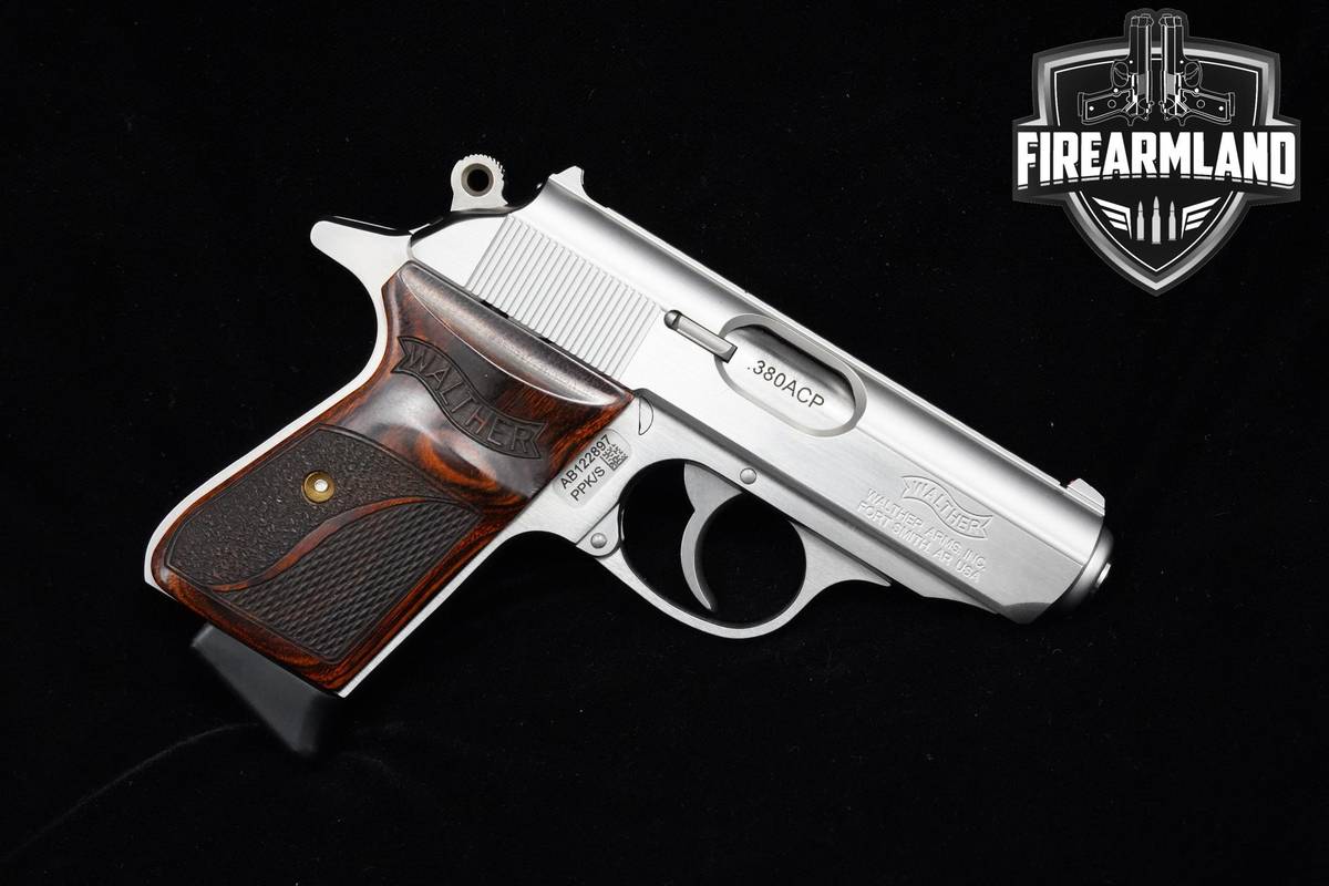 Walther PPK/S Stainless 380 ACP 3.3" Stainless Steel Walther-PPK/S +4 MAGS
