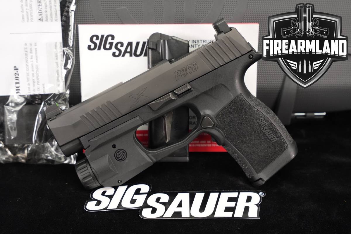 Sig Sauer P365XL XSeries 9mm 3.7 P 365 X P365 +2 MAGS, ORIG CASE, LIGHT