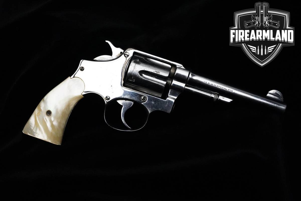 1921 Smith & Wesson Model 1905 4th 38 Special S&W GENUINE MOTHER OF PEARL