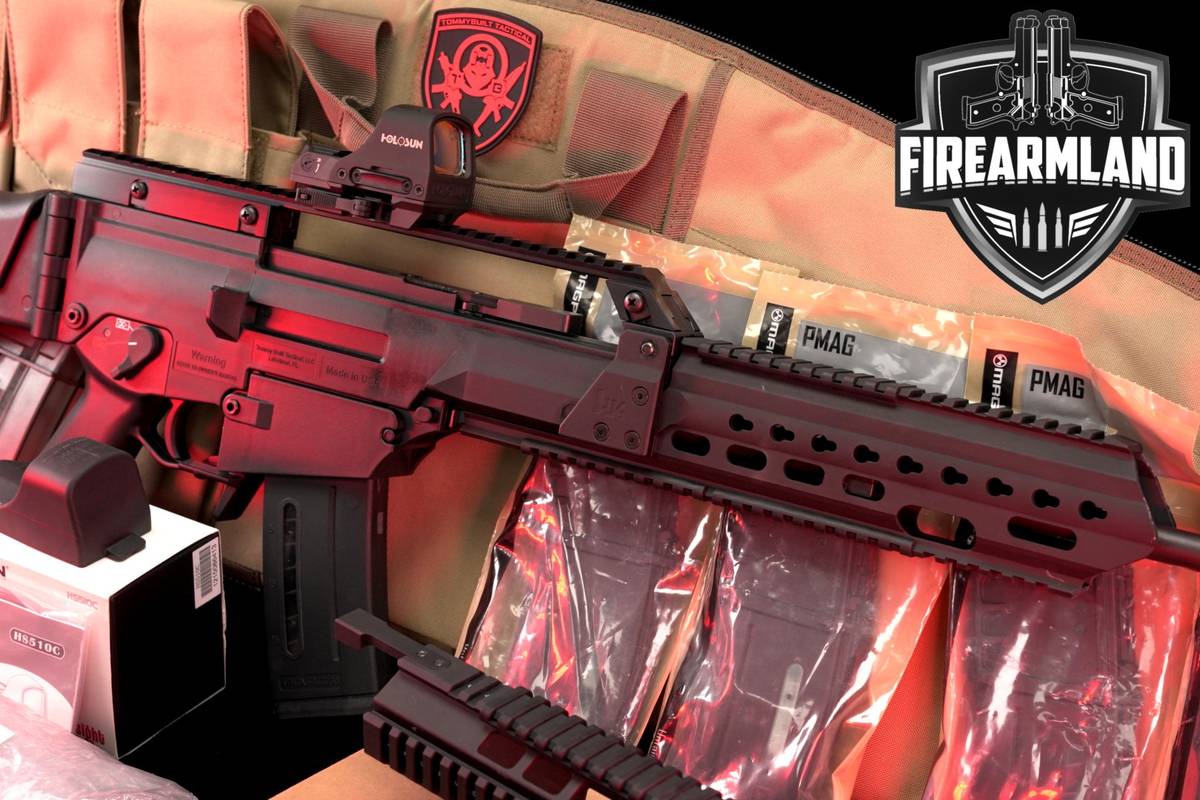 Tommy Built Tactical TG36 5.56 NATO TG-36 G36 +7 MAGS, HOLOSUN OPTICS